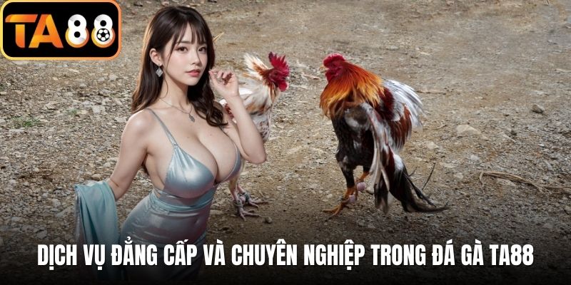 Dịch vụ đẳng cấp và chuyên nghiệp trong đá gà TA88